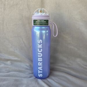 STARBUCKS Lavender Bottle with Bear Topper